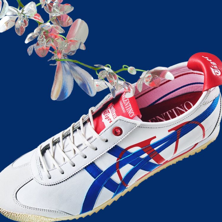 valentino-750x750 VALENTINO GARAVANI x ONITSUKA TIGER “WHITE/DIRECTOIRE BLUE”限定运动鞋,新加坡仅有48双。